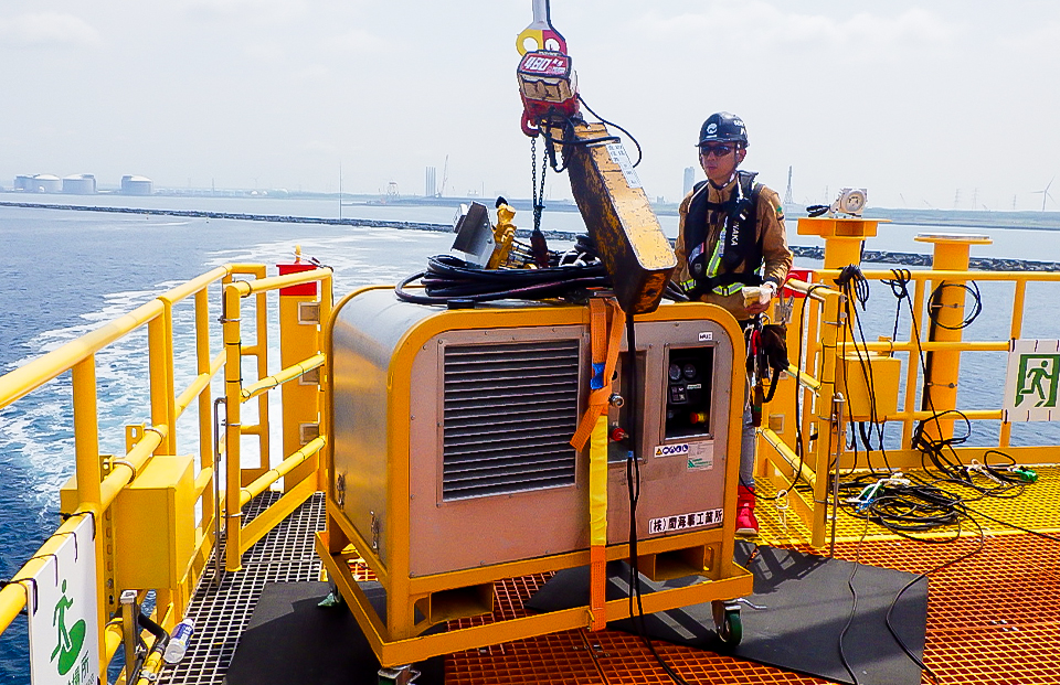 image of Work Inside Wind Turbines